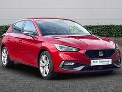 Desire red Used 2021 Seat Leon FR Hatchback | £15,990 (A bit pricey)