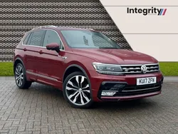 Red Used 2017 VW Tiguan R-line SUV | £15,750 (Fair price)