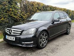Black Used 2013 Mercedes C250 AMG Estate | £6,495 (Fair price)