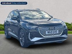 Black Used 2021 Audi Q4 e-tron Comfort SUV | £27,750 (A bit pricey)