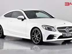 White Used 2020 Mercedes C200 AMG Line Premium Coupe | £20,790 (Fair price)