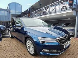 Petrol blue metallic Used 2023 Skoda Superb SE L Hatchback | £23,980 (A bit pricey)