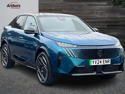 Blue New 2024 Peugeot e-3008 GTi SUV | £31,790