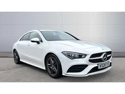 White Used 2020 Mercedes CLA180 AMG line Sedan | £20,230 (Fair price)