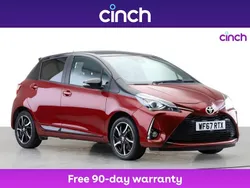 Red/black Used 2017 Toyota Yaris Hatchback | £10,229 (Fair price)