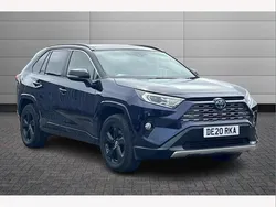 Obsidian blue black Used 2020 Toyota RAV4 Hybrid SUV | £24,795 (Fair price)