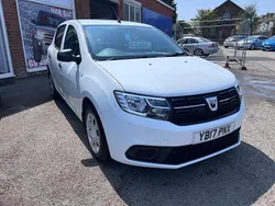 White Used 2017 Dacia Sandero Ambiance Hatchback | £5,195 (Fair price)