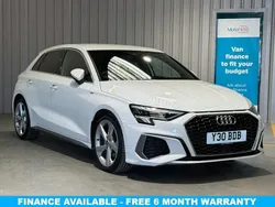 White Used 2020 Audi A3 Sportback S-Line Hatchback | £17,750 (Fair price)