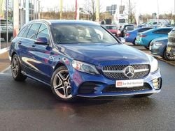 Blue Used 2019 Mercedes C200 AMG Line Premium Estate | £15,399 (Good price)