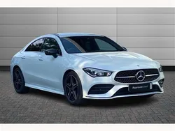 Digital white Used 2023 Mercedes CLA180 AMG Line Premium Sedan | £27,950 (Fair price)