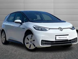 Glacier white with black roof Used 2021 VW ID.3 Pro Performance Hatchback | £14,271 (Good price)