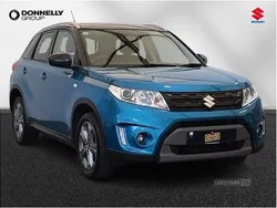 Turquoise/black Used 2017 Suzuki Vitara SZ-T SUV | £8,990 (Fair price)