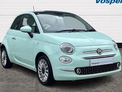 Green Used 2017 Fiat 500 Lounge Hatchback | £9,989 (A bit pricey)