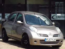 Beige Used 2007 Nissan Micra Hatchback | £1,789 (Fair price)