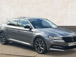 Graphite grey metallic Used 2023 Skoda Superb SportlinePlus Hatchback | £25,991 (Fair price)
