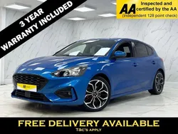 Blue Used 2018 Ford Focus ST-Line X Hatchback | £11,695 (Fair price)