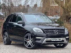 Black Used 2014 Mercedes ML350 AMG line SUV | £13,295