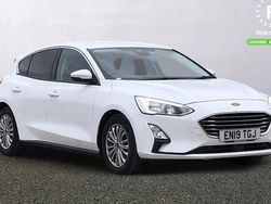 White Used 2019 Ford Focus Titanium Hatchback | £10,599 (Fair price)