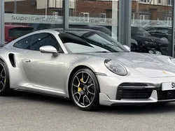Silver Used 2023 Porsche 911 Turbo S Coupe | £167,995 (Fair price)