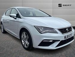 White Used 2018 Seat Leon FR Hatchback | £9,932 (Fair price)