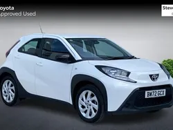White Used 2023 Toyota Aygo PURE Hatchback | £12,558 (Fair price)