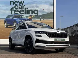 White Used 2022 Skoda Karoq SportLine SUV | £21,650 (Fair price)