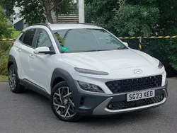 White Used 2023 Hyundai Kona Premium SUV | £18,298 (Fair price)