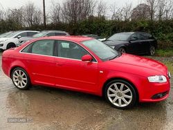 Red Used 2005 Audi A4 S-Line Sedan | £4,299 (A bit pricey)
