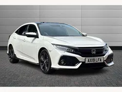 White Used 2019 Honda Civic Sport Plus Hatchback | £14,495 (Fair price)