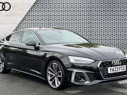 Black Used 2023 Audi A5 Sportback S-Line Hatchback | £30,282 (Fair price)