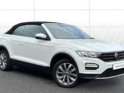 White Used 2021 VW T-Roc Cabriolet Design Cabriolet | £17,503 (Fair price)