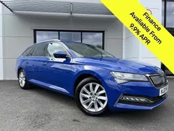 Blue Used 2021 Skoda Superb SE Technology Estate | £12,995 (Good price)