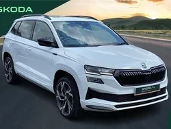 White Used 2024 Skoda Karoq SportLine SUV | £29,695 (A bit pricey)