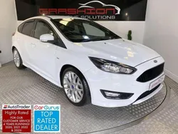 White Used 2017 Ford Focus ST-Line Hatchback | £8,375 (Good price)