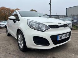 White Used 2014 Kia Rio Hatchback | £4,800 (Fair price)