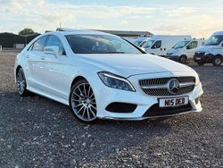 White Used 2014 Mercedes CLS350 AMG line Coupe | £10,250 (Expensive)