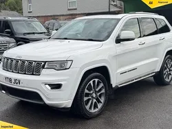 White Used 2018 Jeep Grand Cherokee Overland SUV | £22,995 (Expensive)