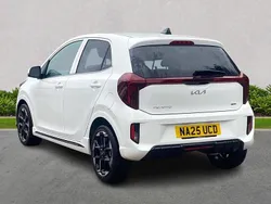 White New 2025 Kia Picanto GT-Line Hatchback | £17,295 (A bit pricey)