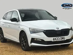 White Used 2023 Skoda Scala Monte Carlo Hatchback | £18,195 (Fair price)