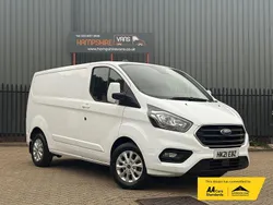 White Used 2021 Ford Transit Custom Limited Van | £14,305 (Fair price)