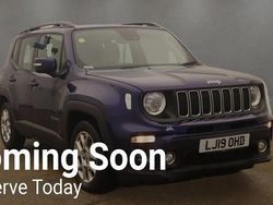 Blue Used 2019 Jeep Renegade Longitude SUV | £9,495 (Super price)