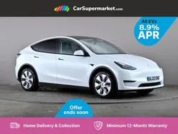 White Used 2022 Tesla Model Y Long Range SUV | £25,187 (Good price)