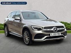 Silver Used 2020 Mercedes GLC220 AMG Line Premium Estate | £25,949 (Fair price)