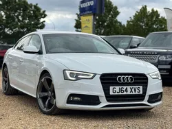 White Used 2014 Audi A5 Sportback Black Edition Hatchback | £10,979 (Fair price)
