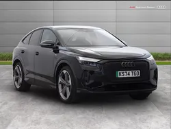 Black Used 2024 Audi Q4 Sportback e-tron Black Edition SUV | £39,999