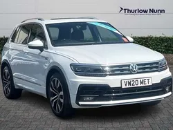 White Used 2020 VW Tiguan R-line SUV | £18,500 (Super price)