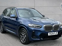 Blue Used 2024 BMW X3 M Sport SUV | £39,998 (Good price)