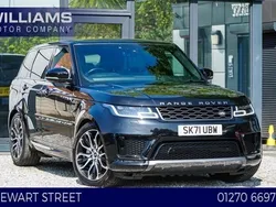 Black Used 2021 Land Rover Range Rover Sport HSE SUV | £44,388