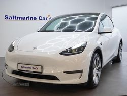 White Used 2022 Tesla Model Y Long Range AWD SUV | £25,990 (Fair price)