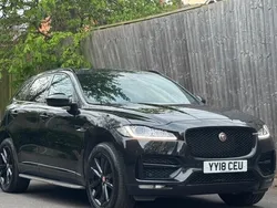 Black Used 2018 Jaguar F-Pace R-Sport SUV | £14,850 (Fair price)